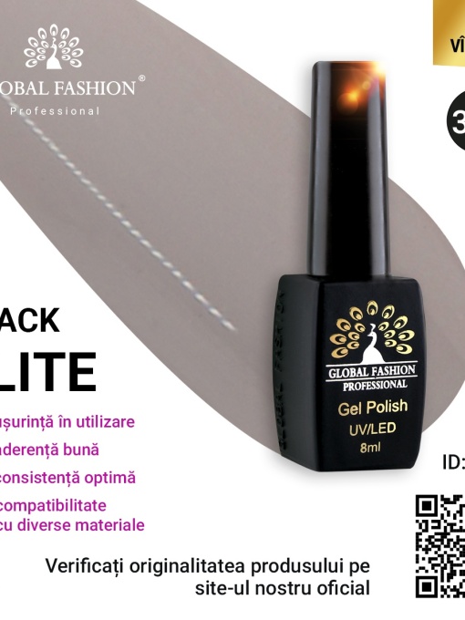 Oja semipermanenta Black Elite, Global Fashion 8 ml, 340