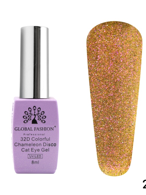 Oja semipermanenta Chameleon Disco 32D 8ml, 268