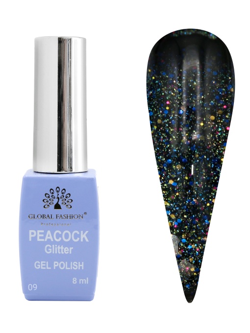 Oja semipermanenta Peacock 8 ml, 09