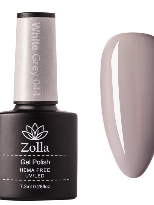 Oja Semipermanenta Zolla Hema Free White Grey 044 - 7.3ml