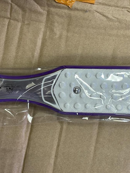 Piatră ponce laser pentru călcâie, violet