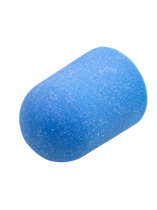 Smirghel pentru freza unghii, 1 bucata, 10*15mm, albastru, granulatie 120
