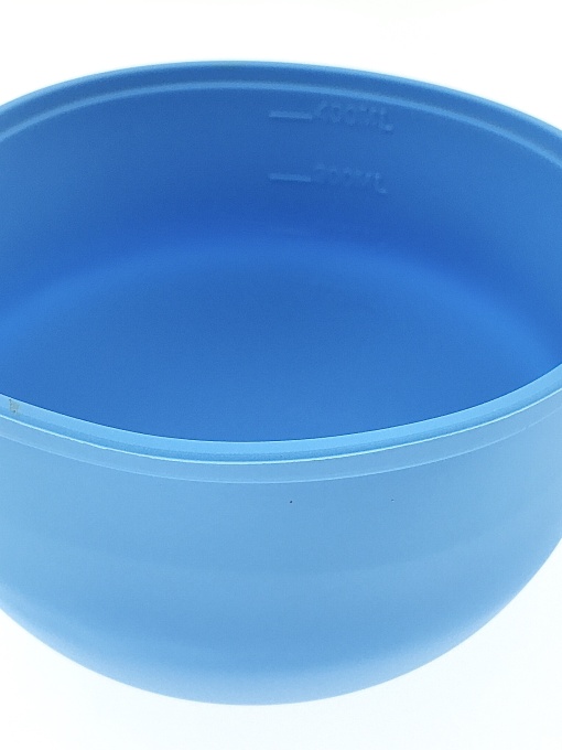 Bol pentru topit ceara, silicon, 400 ml, culoare albastra