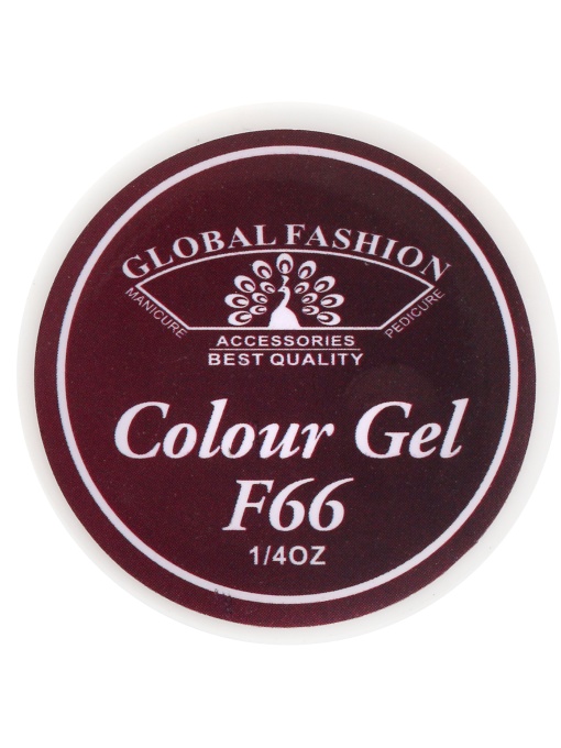 Gel color unghii, seria Rose Red, Global Fashion, 5gr, F66