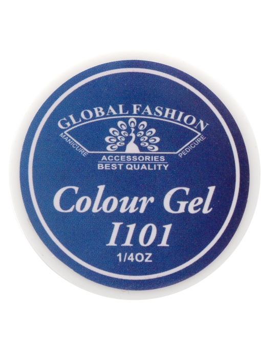 Gel color unghii, vopsea de arta, Royal Blue, Global Fashion, 5gr, I101