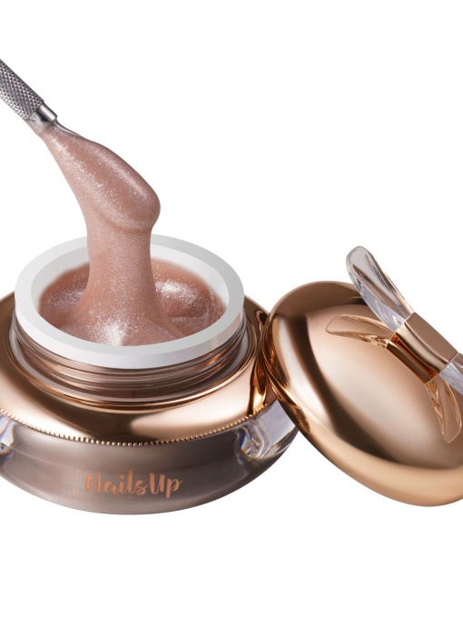 Gel UV constructie unghii autonivelant B21 Pearly Gold 50g