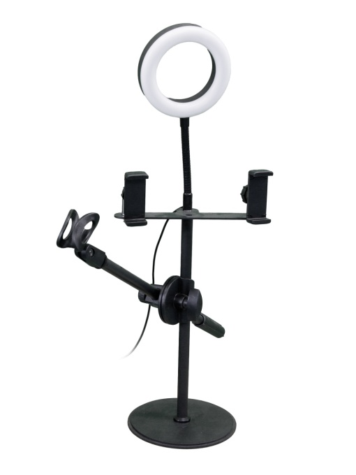 Lampa circulara cu trepied, Led SP-45, suport telefon, USB, selfie, make-up