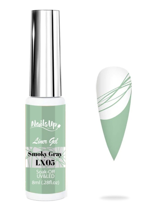 Liner Gel , NailsUp, 8 ml LX05, Smoky Gray