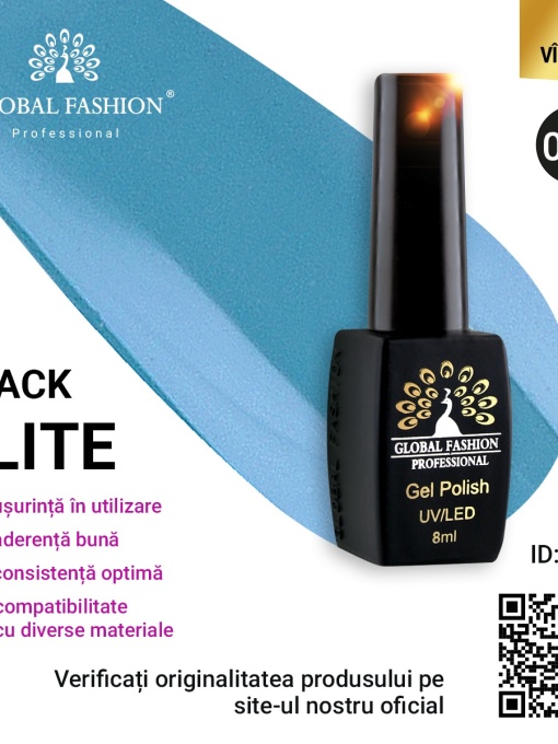 Oja semipermanenta Black Elite, Global Fashion 8 ml, 043
