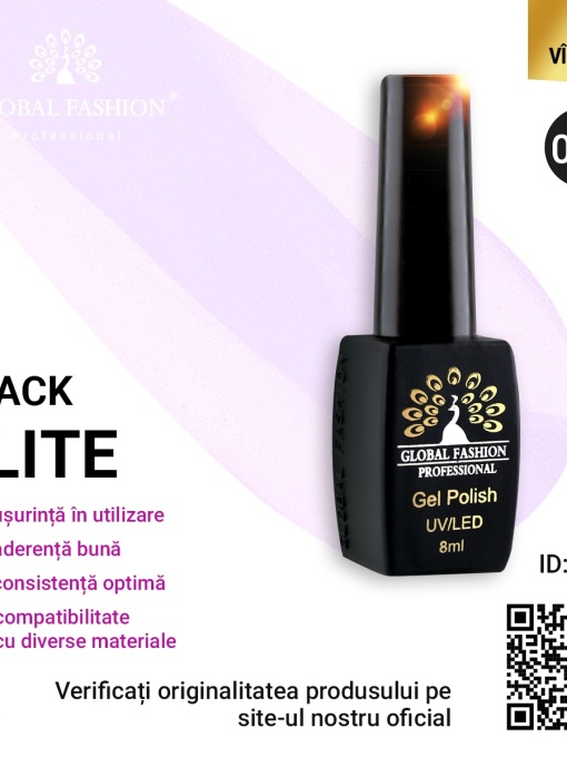 Oja semipermanenta BLACK ELITE, Global Fashion 8 ml, 082