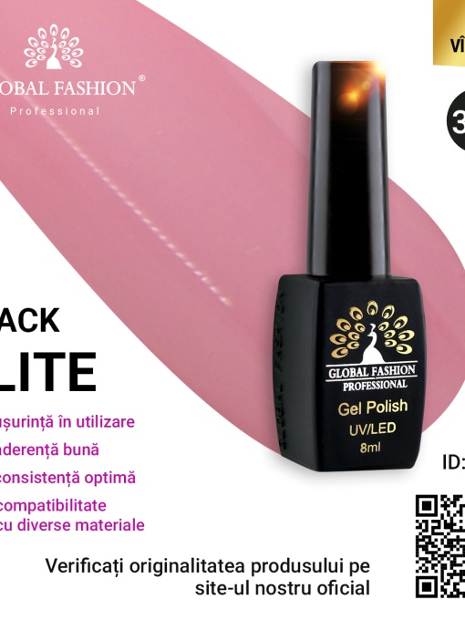 Oja semipermanenta Black Elite, Global Fashion 8 ml, 349