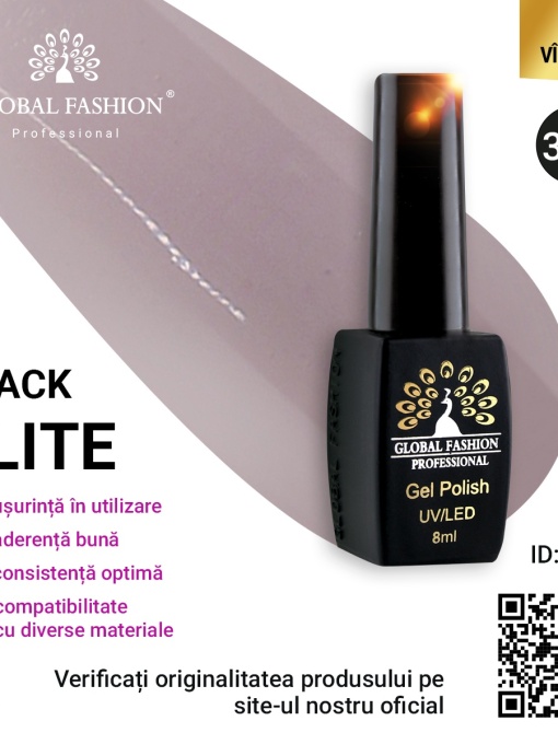 Oja semipermanenta Black Elite, Global Fashion 8 ml, 368