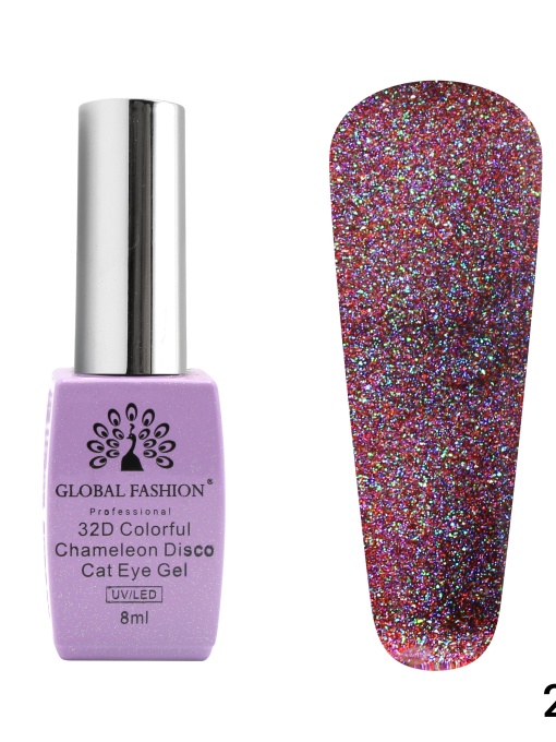 Oja semipermanenta Chameleon Disco 32D 8ml, 269