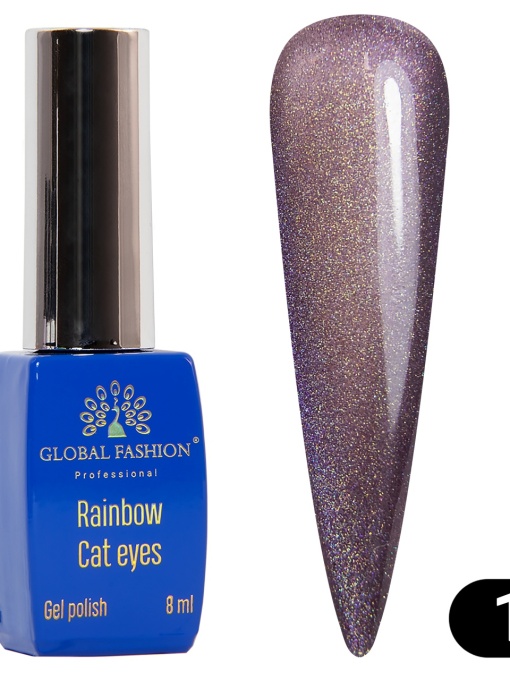 Oja semipermanenta Rainbow Laser Cat Eyes 8ml, 10
