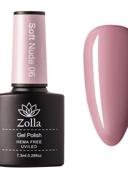Oja Semipermanenta Zolla Hema Free Soft Nude 06 - 7.3ml
