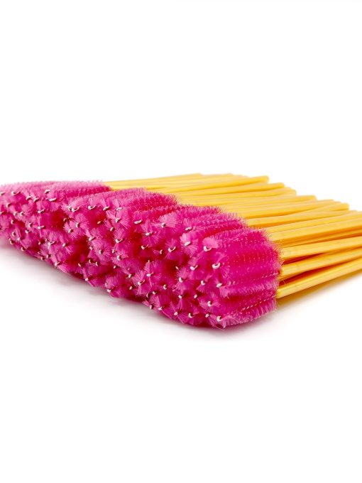 Set 100 periute pentru extensii de gene, 100 bucati, violet/auriu