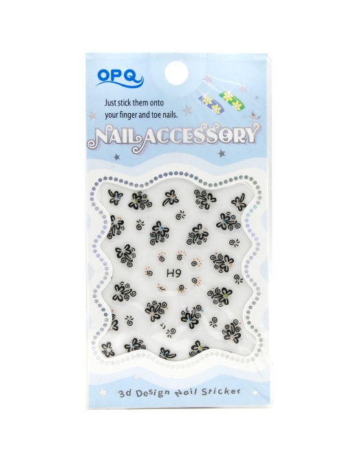 Abtibild 3D unghii, Nail Accessory OPQ H9