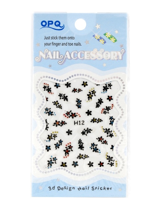 Abtibild decor unghii 3D, Nail Accessory OPQ H12