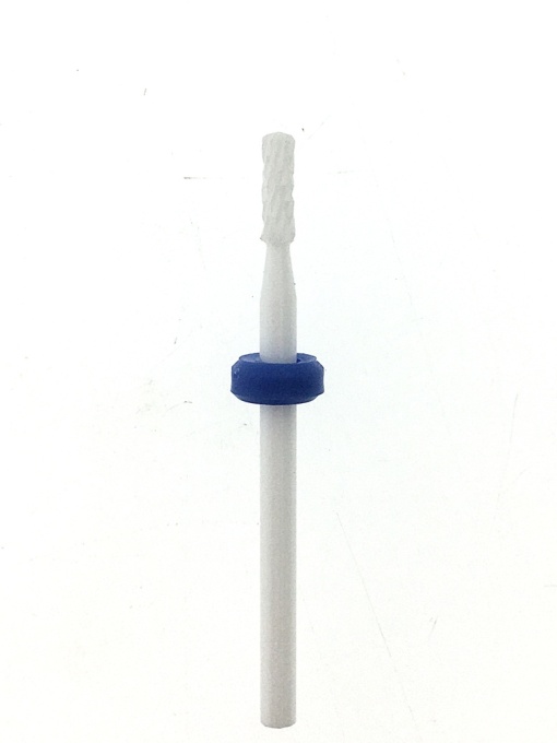 Bit / capat freza ceramica, cuticula, albastru, M XS Barrel Ball (M)