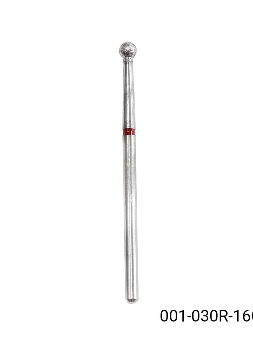 Bit diamant, sfera, brâu rosu, 001-030R