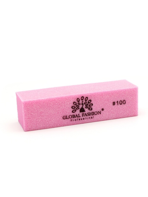 Buffer pentru unghii, Global Fashion, #100, Roz