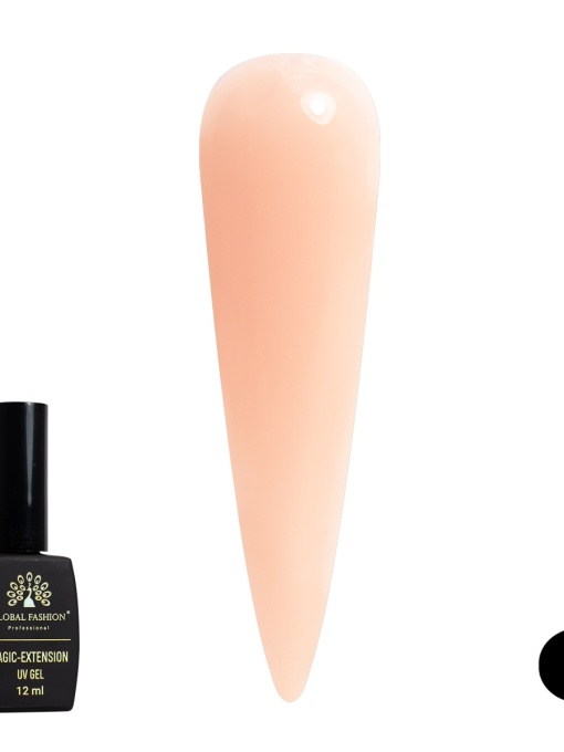 Gel de constructie unghii UV, Magic-Extension, Global Fashion, 12 ml, Nude, 08