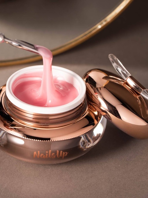 Gel Uv Constructie Unghii NailsUp Gelly 15g, 06 Sweet Pink