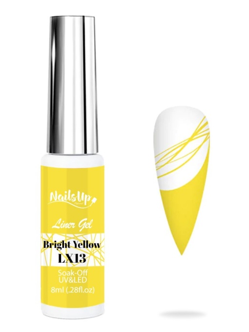 Liner Gel , NailsUp, 8 ml LX13, Galben Deschis