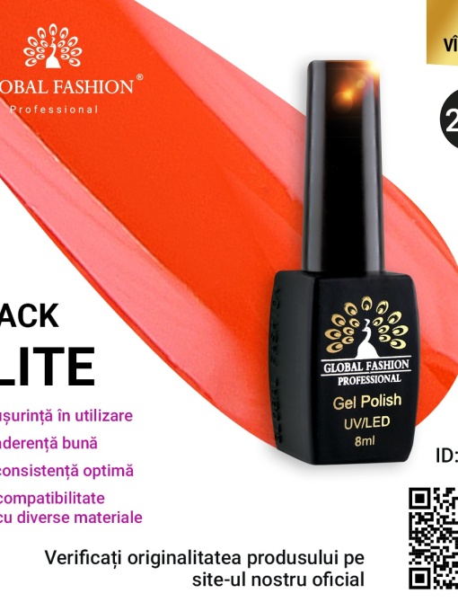 Oja semipermanenta BLACK ELITE, Global Fashion 8 ml, 200