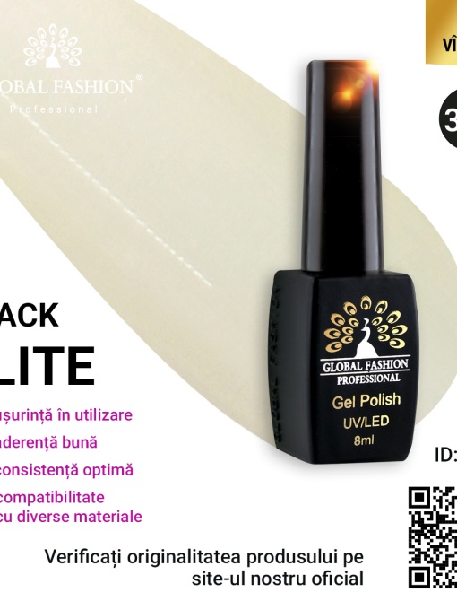 Oja semipermanenta Black Elite, Global Fashion 8 ml, 346