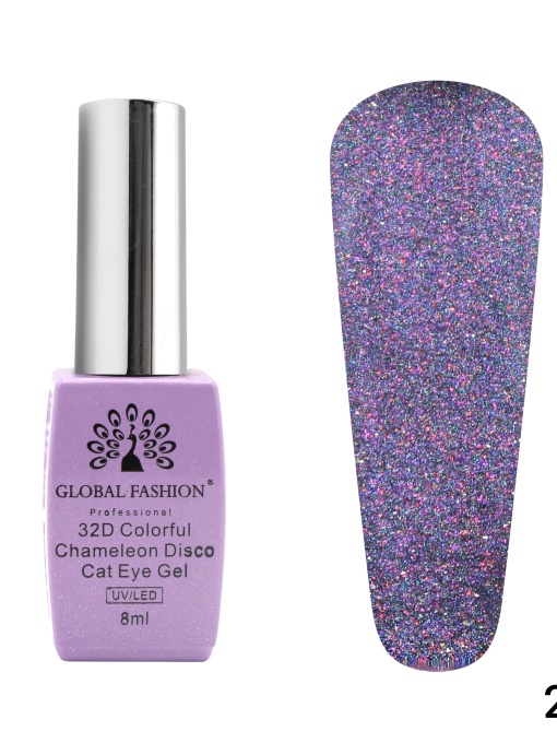 Oja semipermanenta Chameleon Disco 32D 8ml, 270
