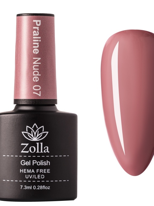 Oja Semipermanenta Zolla Hema Free Praline Nude 07 - 7.3ml