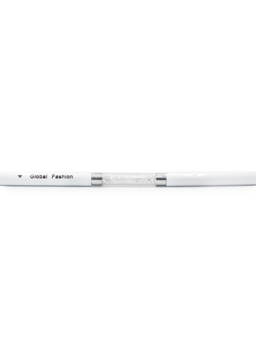 Pensula PolyGel cu doua capete #4 - White