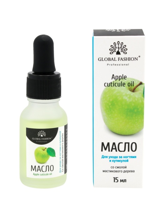 Ulei pentru cuticule si unghii, cu pipeta, inmoaie cuticulele, intareste unghiile, cu vitamina A si E, aroma mar, 15ml