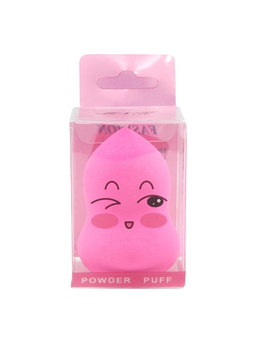 Burete make-up, pentru fond de ten, roz