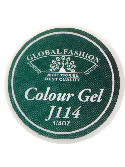 Gel color unghii, vopsea de arta, Distinguished Green, 5gr, J114