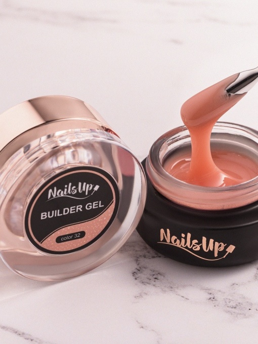 Gel Constructie Unghii Autonivelant Glitter NailsUp 30g - 32