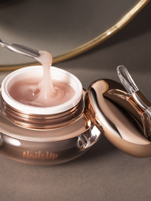 Gel Uv Constructie Unghii NailsUp Gelly 50g, 03 Light Nude