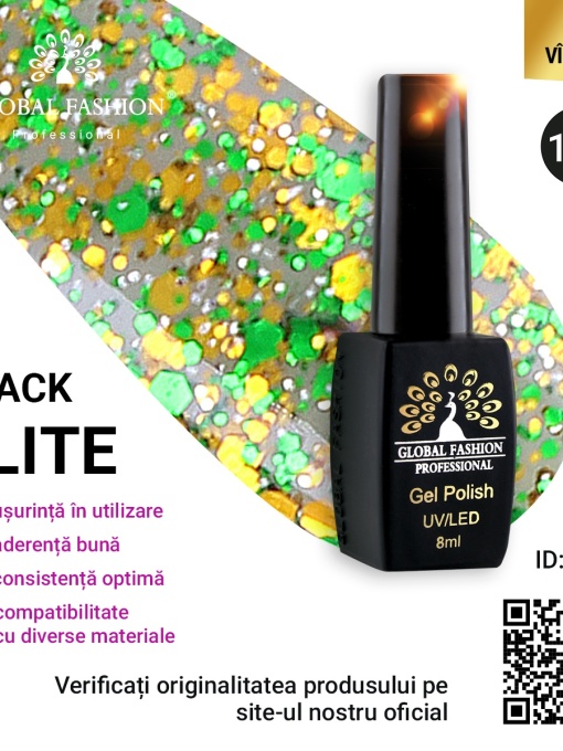 Oja semipermanenta BLACK ELITE, Global Fashion 8 ml, 155