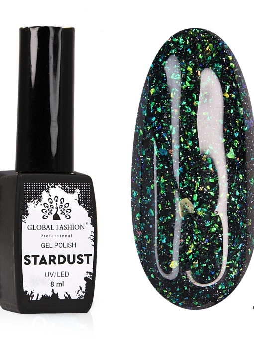 Oja semipermanenta Stardust, reflectorizant, Global Fashion, 8ml, 13