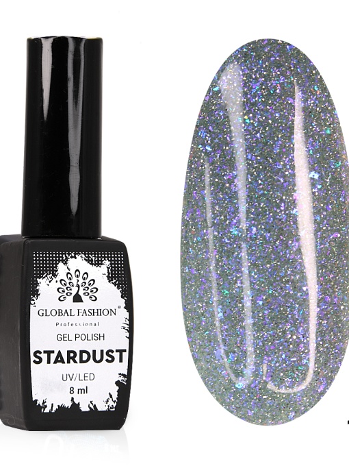 Oja semipermanenta Stardust, reflectorizant, Global Fashion 8ml, 18