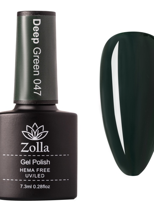 Oja Semipermanenta Zolla Hema Free Deep Green 047 - 7.3ml