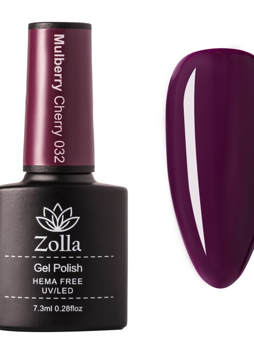 Oja Semipermanenta Zolla Hema Free Mulberry Cherry 032 - 7.3ml