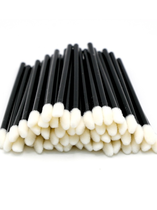 Set aplicatoare cosmetice pentru extensii si buze, 50 bucati