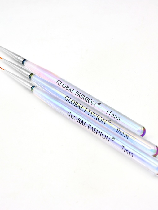 Set de pensule pentru monograme Global Fashion 7 mm, 9 mm, 11 mm