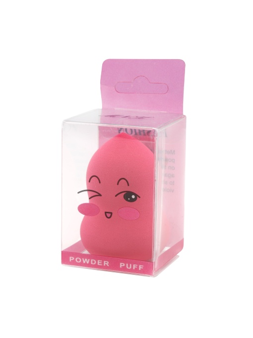 Burete make-up, pentru fond de ten, roz inchis