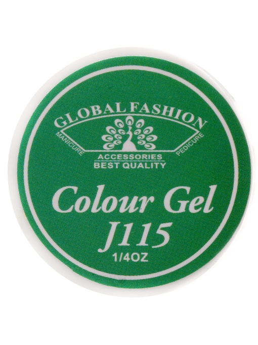Gel color unghii, vopsea de arta, seria Distinguished Green, Globl Fashion, 5gr, J115