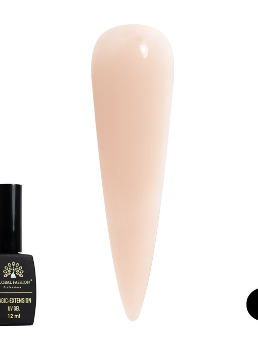 Gel de constructie unghii UV, Magic-Extension, Global Fashion, 12 ml, Nude, 10