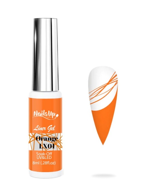 Liner Gel , NailsUp, 8 ml LX01, Orange