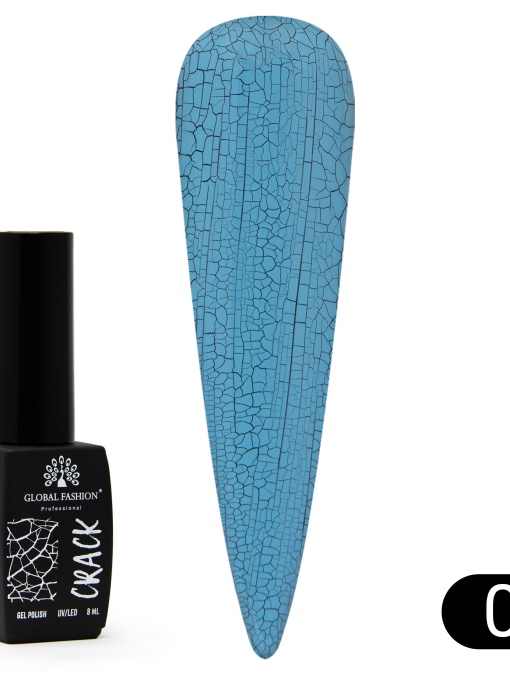 Oja semipermanenta CRACK, Global Fashion 8ml, 01